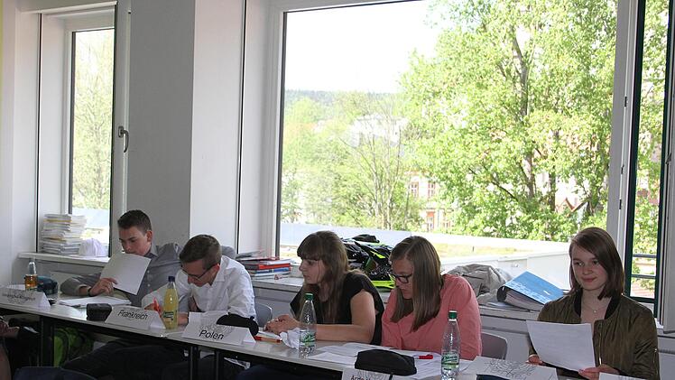 Die Sch&uuml;ler wurden &uuml;ber die "echten" Positionen der jeweiligen UN-Botschafter vorinformiert