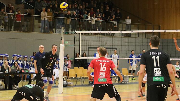 Impressionen vom Heimspielsieg der Hammelburg Volleys über den SSC Karlsruhe.Sebastian Schmitt