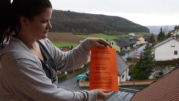 Melanie Schießer ruft ganz Wirmsthal zu einem Benefizfest auf. Sie hat die organisatorische Verantwortung für die Veranstaltung übernommen und kann mit der Unterstützung vieler Bewohner rechnen. Foto: Arkadius Guzy