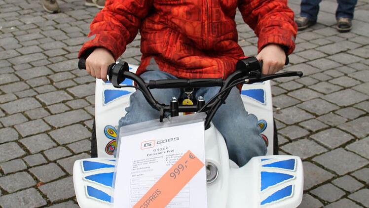 Justin hat sich am Tag vor seinem Geburtstag schon ein potenzielles Geschenk ausgeguckt.