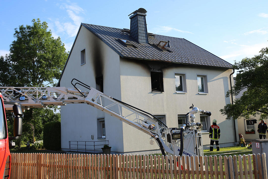 Kreis Hof: Brand in Schwarzenbach