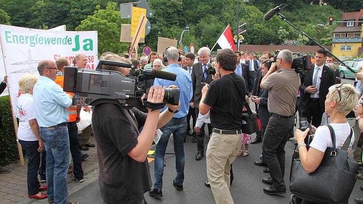 Impressionen vom Seehofer-Besuch in Bad Brückenau am 13. Juni 2015 Foto: Ulrike Müller
