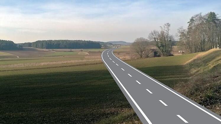 Die Planung für die Ortsumgehungen am Jura, hier eine Darstellung der Umfahrung von Wunkendorf, geht voran.