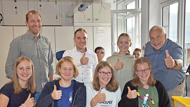 Einen gro&szlig;en Schritt in die Zukunft bedeuten die Robotics- und Programmiereinheiten an der Realschule Ebermannstadt, die in Zusammenarbeit mit Siemens Healthineers angeschafft wurden.