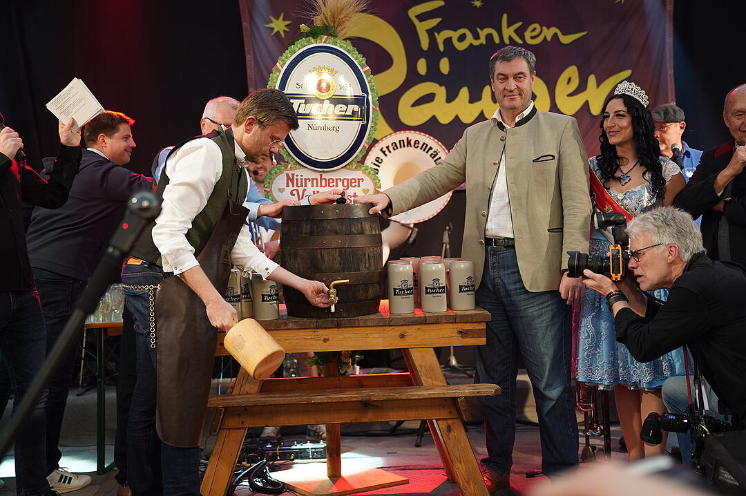 Das Nürnberger Frühlingsfest 2024 ist eröffnet.