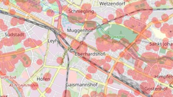 Cannabis-Karte für Nürnberg