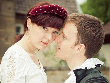 Romeo (Franz Steiner) und seine Julia (Lucia Knäpper). Foto: privat