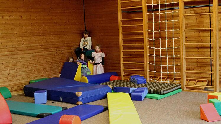 Aber auch die Sanitäranlagen und der Mehrzweckraum (hier im Bild) sollen saniert werden.Foto: Günther Geiling