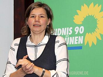 Manuela Rottmann stellte sich der Diskussion in Zeil.  Foto: Klaus Schmitt