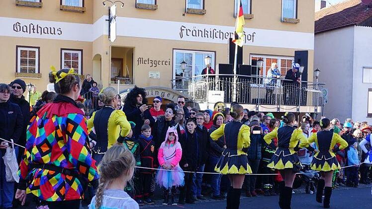 Faschingszug in Zeitlofs. Foto: Marion Eckert