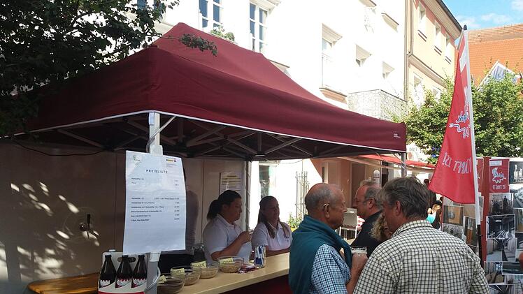 Die Feuertaufe war auf dem Altstadtfest in Kulmbach. Foto: Jürgen Scheibe