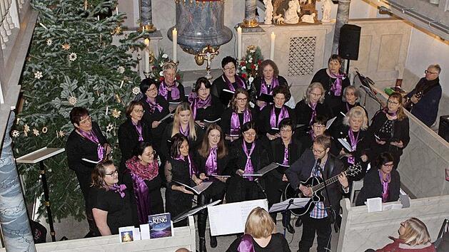 Der Singkreis Tettau gestaltete das Konzert mit. Foto: Michael Wunder