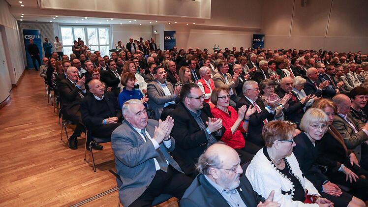 CSU-Neujahrsempfang und 75. Geburtstag im Hegelsaal der Konzert- und Kongresshalle. Foto: Barbara Herbst