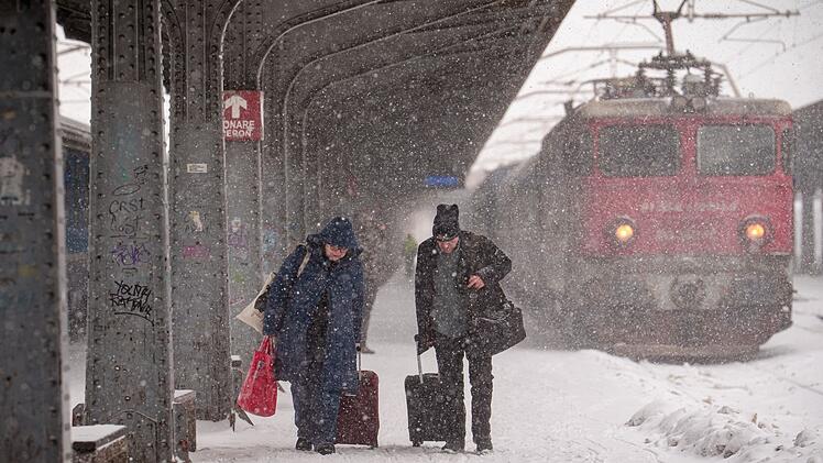 Winterwetter in Rum&auml;nien - Bukarest