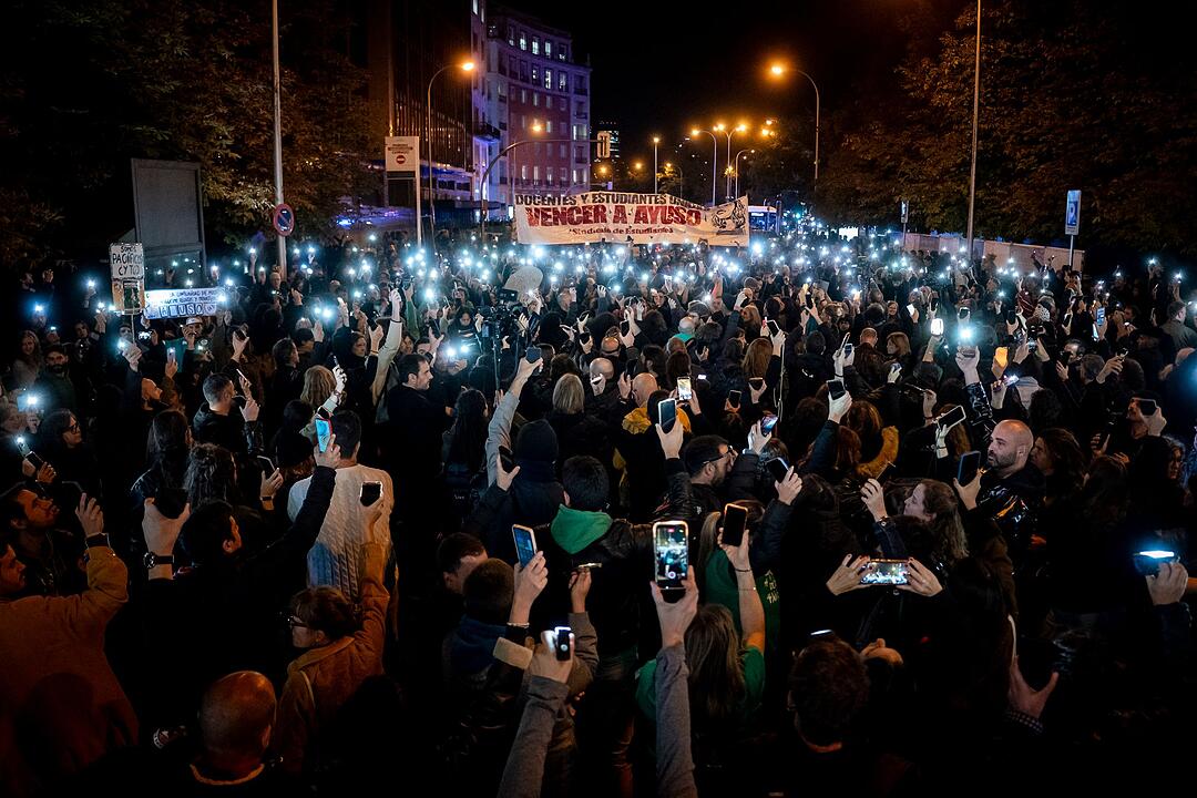 Protest in Madrid