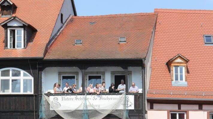 Fischerstechen der Erwachsenen am Sonntag. Foto: Barbara Herbst