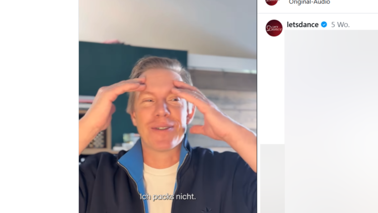 "Ich packs nicht": "Let's Dance"-Kandidat flippt vor Staffel-Start aus