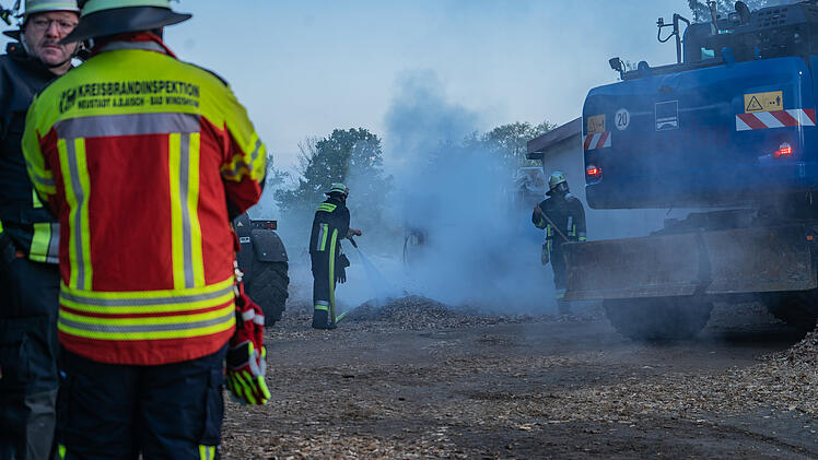 Brand in Heizkraftwerk in Bad Windsheim