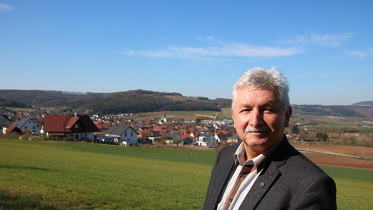 Peter Hart oberhalb von Fuchsstadt. Foto: Ralf Ruppert