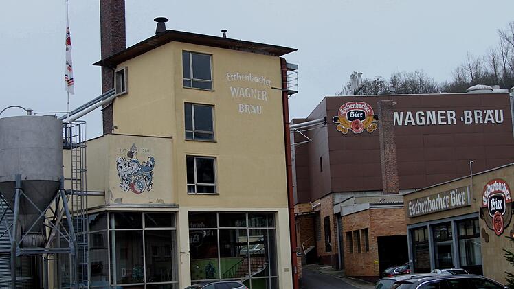 Blick auf die  Privatbrauerei Wagner aus Eltmann-Eschenbach