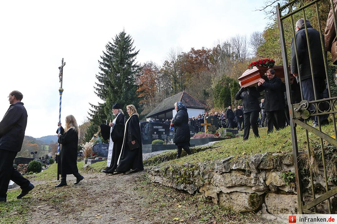 Beerdigung von Oleg Popov in Egloffstein