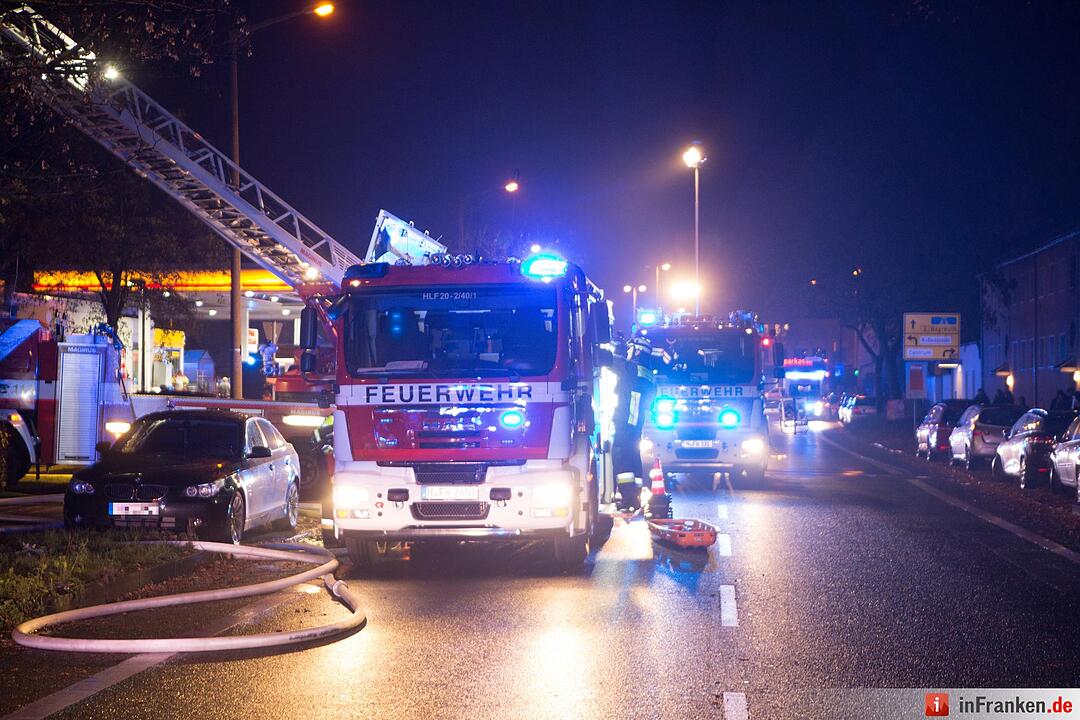 Mehrere Verletzte bei Wohnungsbrand in Nürnberg