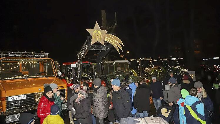 Das war die Kulmbacher Traktor-Lichterfahrt 2023: Die schönsten Bilder vom Event