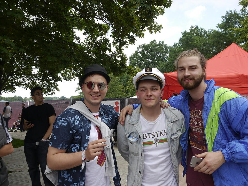 Die Besucher bei Rock im Park 2018 am Freitagnachmittag