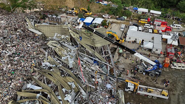 Einsturz einer M&uuml;lldeponie auf den Philippinen