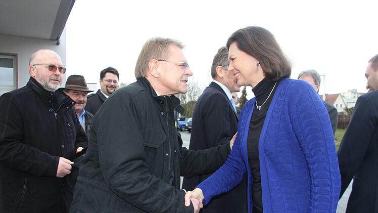 Aigner-Besuch in KronachVeronika Schadeck