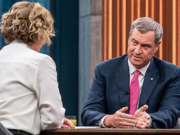 Markus S&ouml;der gab sich bei "Caren Miosga" betont staatsm&auml;nnisch.