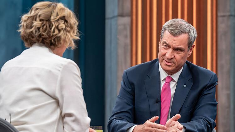 Markus S&ouml;der gab sich bei "Caren Miosga" betont staatsm&auml;nnisch.