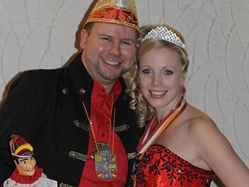 Prinz Matthias II. und seine Prinzessin Monique II. freuen sich auf eine extralange Session. Foto: Thomas Dill