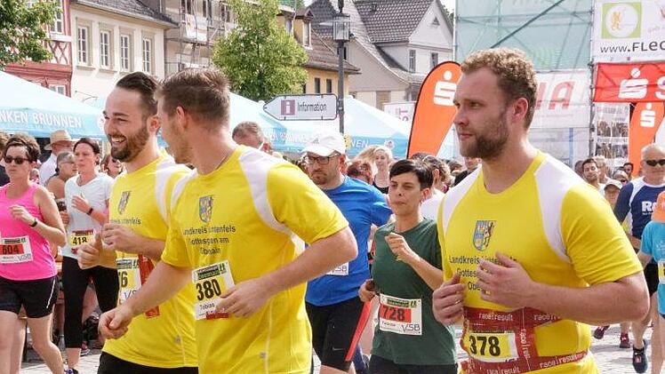 Dieses Trio startete im Trikot des Landkreises Lichtenfels.