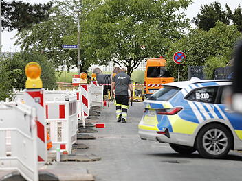 Gasleitung bei Bauarbeiten beschädigt: Feuerwehr in Nürnberg im Einsatz Gasleitung bei Bauarbeiten beschädigt: Feuerwehr in Nürnberg im Einsatz