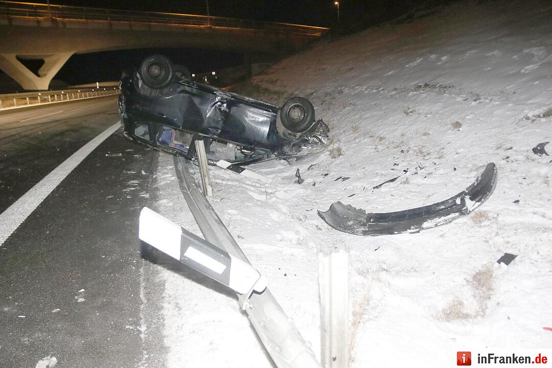 Auto überschlägt sich bei Lautertal