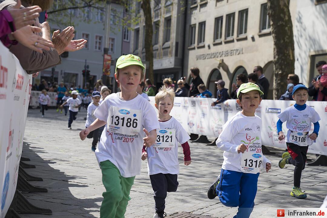 Weltkulturerbelauf in Bamberg: Der Böhnlein Bambini-Lauf 2017