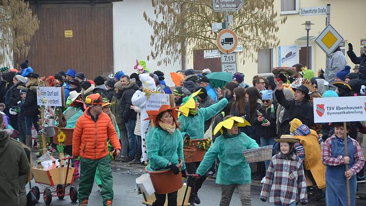 Straßenfasching in Ebenhausen Foto: Peter Rauch