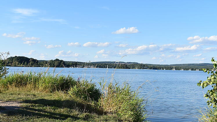 Panoramablick Steinberger See in der Oberpfalz