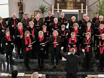 Auf sein erfolgreichstes Jahr bisher konnte der Gemischte Chor des Gesangvereins Frohsinn Riedenberg zurückblicken. Hier bei   seinem Auftritt beim  Dreikönig-Konzert im hessischen Welkers.  Foto: Evelyn Schneider
