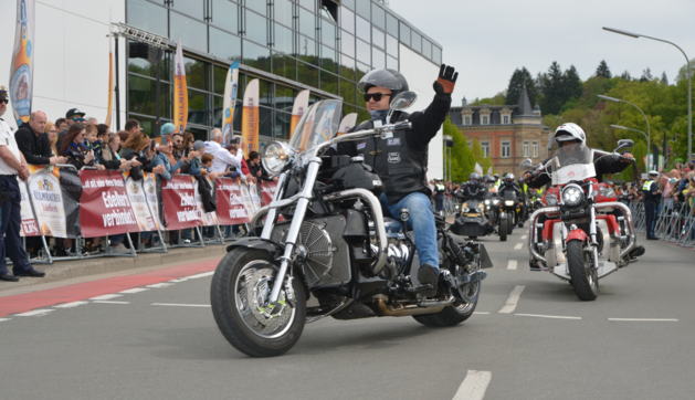 Die Motorradsternfahrt 2025 in Kulmbach: Korso