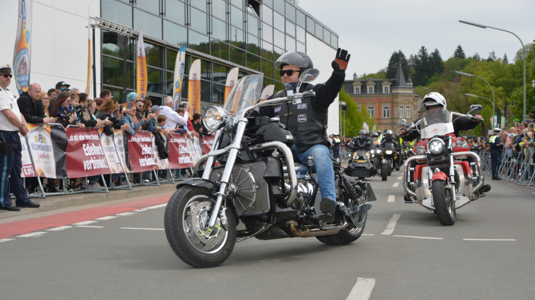 Die Motorradsternfahrt 2025 in Kulmbach: Korso