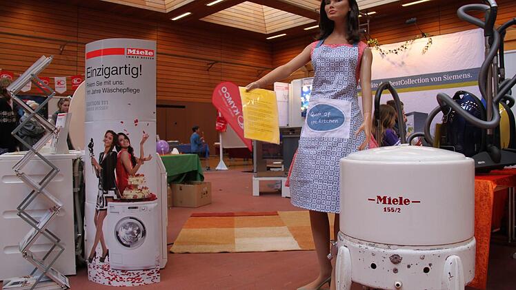 Waschmaschinen früher und heute zeigte unter anderem Elektro Schilling aus Münnerstadt.