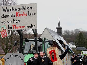 So ein Weihnachtsfest hatte man in Dippach noch nicht erlebt - kein Pfarrer, keine Kirche. Foto: Günther Geiling