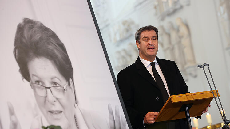 Trauerstaatsakt für Barbara Stamm