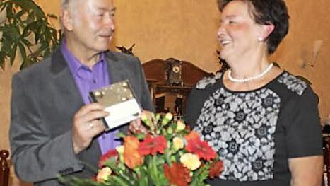 "Norbert & Brigitte" bei der Präsentation ihrer neuen CD Foto: Veronika Schadeck