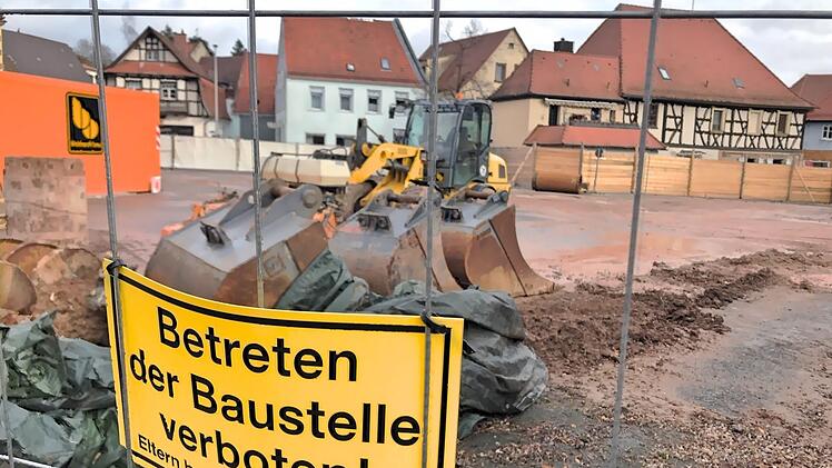 Das Hubmann-Areal ist zurzeit Bestandteil der Großbaustelle Rathaus.  Foto: Michael Busch