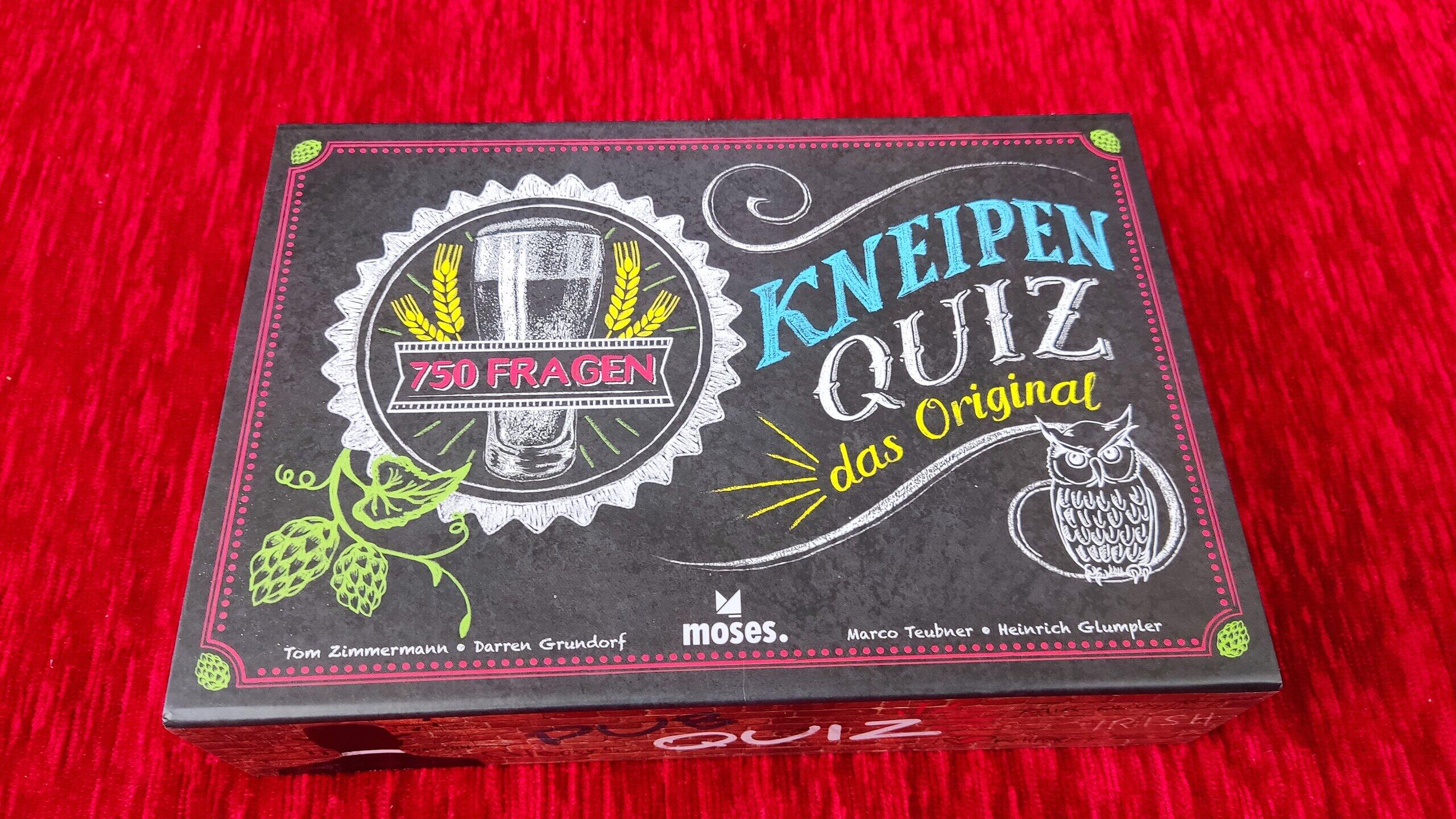 Moses, Kneipenquiz - Das Original | Quiz with 750 Questions : Grundorf, Darren, Zimmermann, Tom, Teubner, Marco, Glumpler, Heinrich