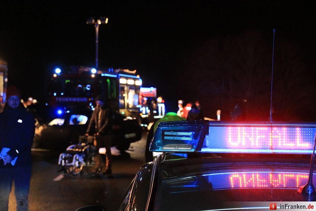 Unfall auf B26 bei Steinbach