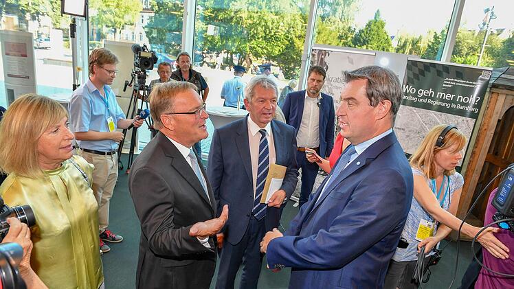 Festakt "100 Jahre Bamberger Verfassung" in der Konzert- und Kongresshalle am 24. Juli 2019. Foto: Ronald Rinklef
